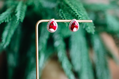 Dahlia Rose Studs