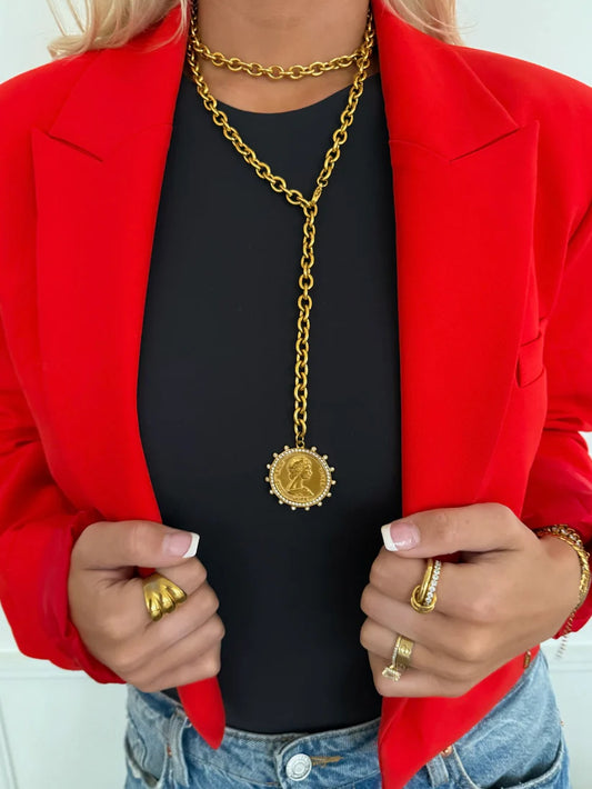 XL Coin Necklace image 0