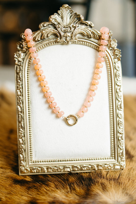 Pink Bead Necklace