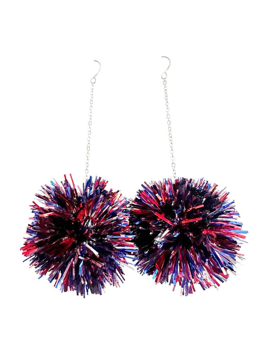 Tinsel Pom Dangle