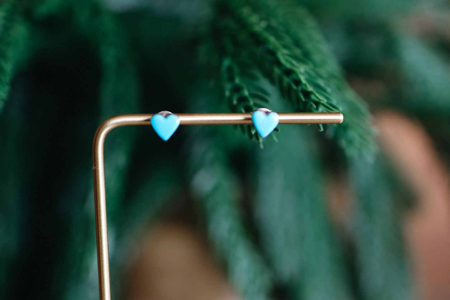 Kingman Heart Studs