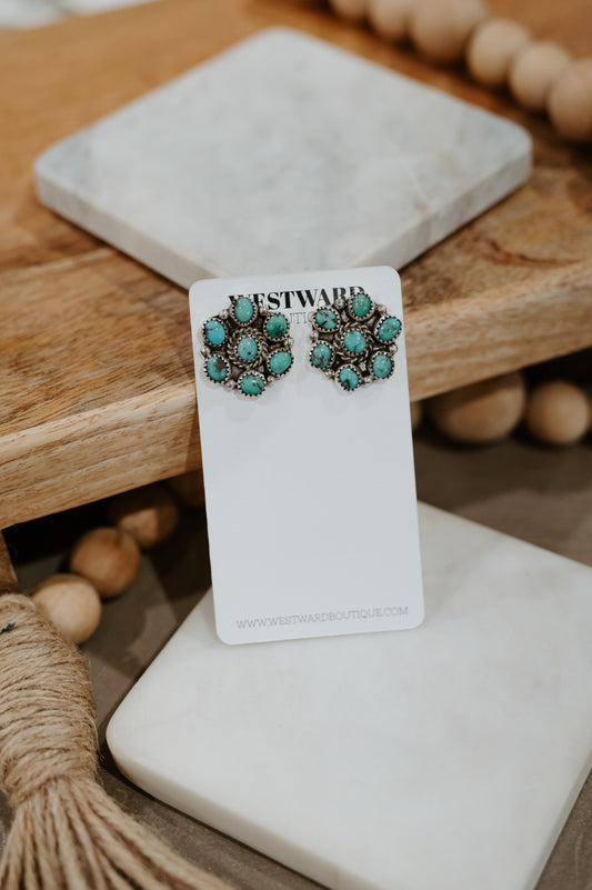 Kingman Flower Studs