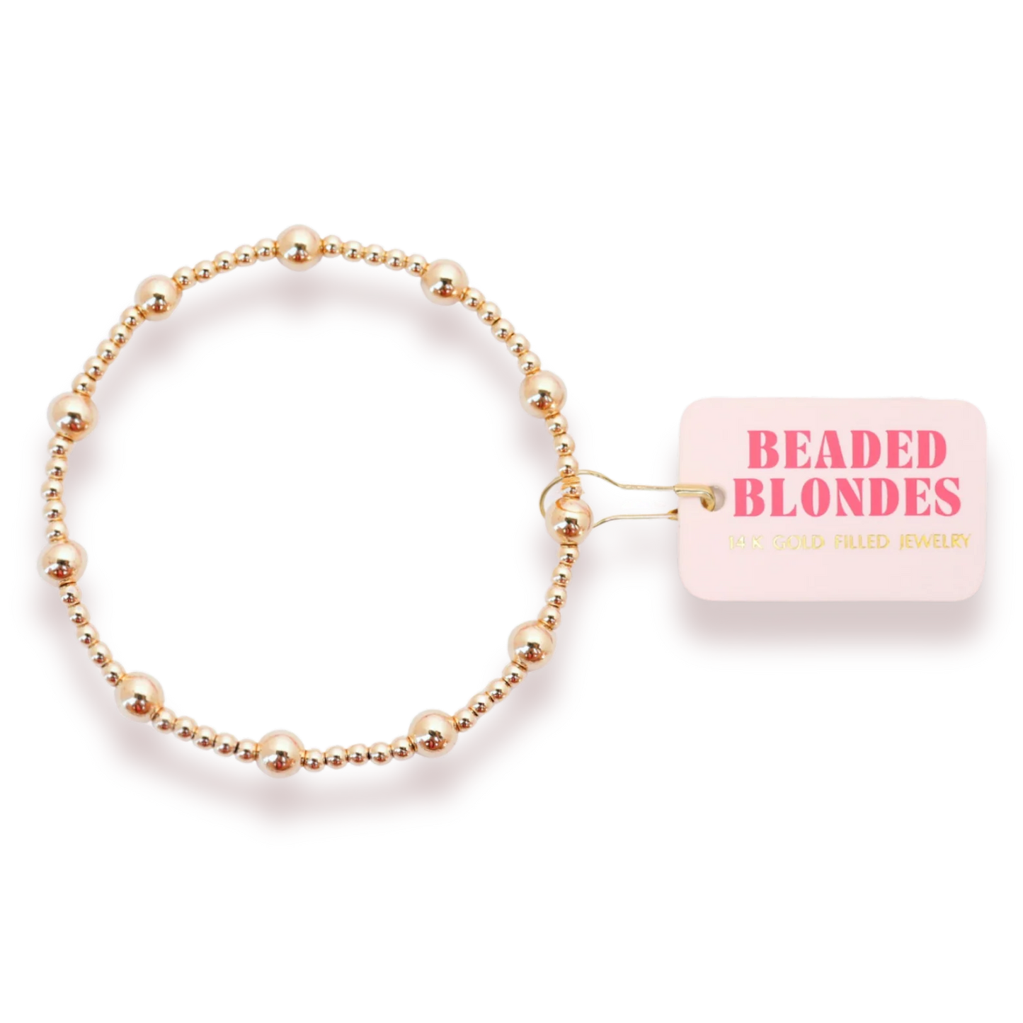 Beaded Blondes June Gold Bracelet