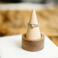 Oxidized Heart Ring