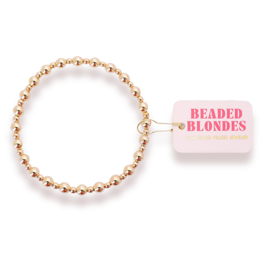Beaded Blondes Katy Gold Bracelet