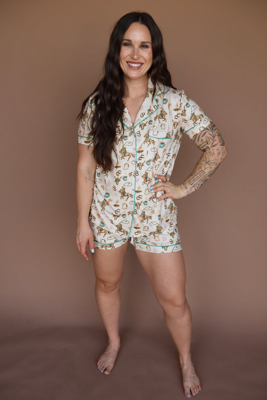 Coffee Cowgirl Pajamas