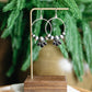 Onyx Pearl Hoops