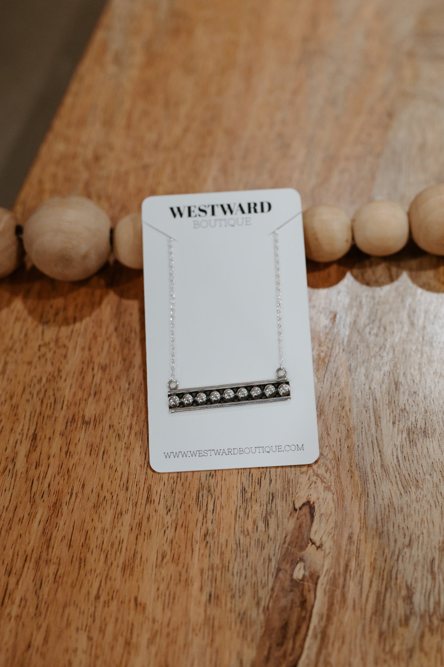 Bar Ball Necklace
