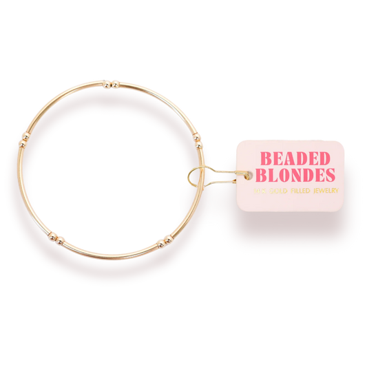 Beaded Blondes Mollie Gold Bracelet