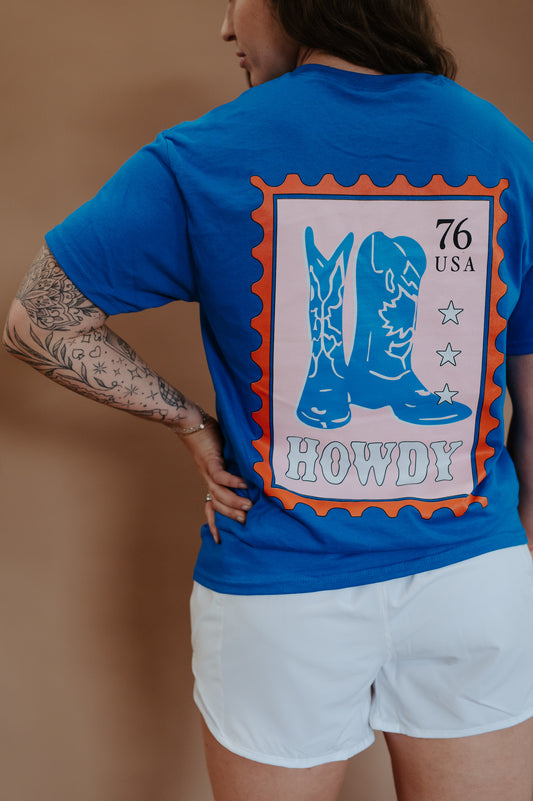 Howdy Stamp Tee