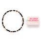 Beaded Blondes Black Sprinkle Bracelet