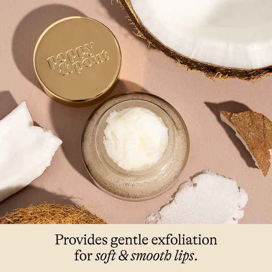 Poppy & Pout Lip Scrub Island Coconut