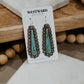 Teardrop Scalloped Earrings