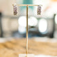 Coffee Bean Hoop Earrings