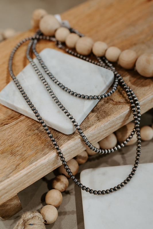 5MM Navajo Pearl Necklace
