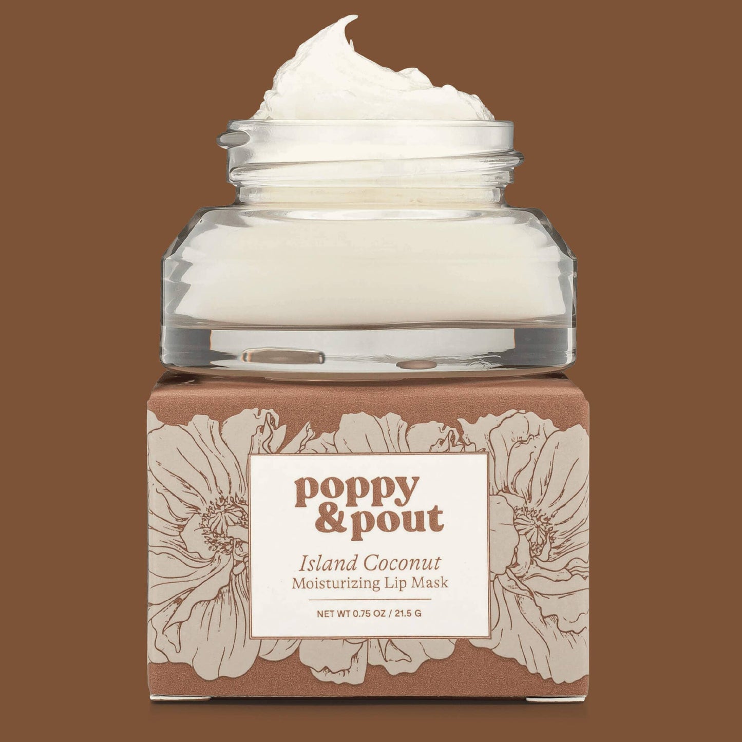 Poppy & Pout Lip Mask Island Coconut