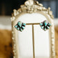 Teardrop Half Cluster Earrings