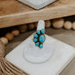 Half Flower Adjustable Ring