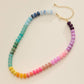 Gradient Color Beaded Necklace