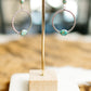 Turquoise Cable Hoop