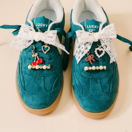 Cherry Twist Shoe Charms