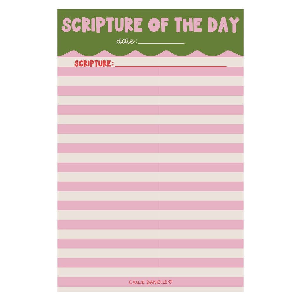 Scripture of the Day Notepad