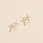 Cross Stud Earrings