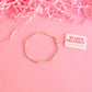 Beaded Blondes ILY Gold Silver Bracelet