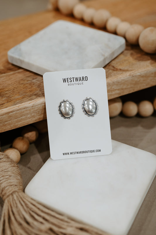Oval Concho Studs