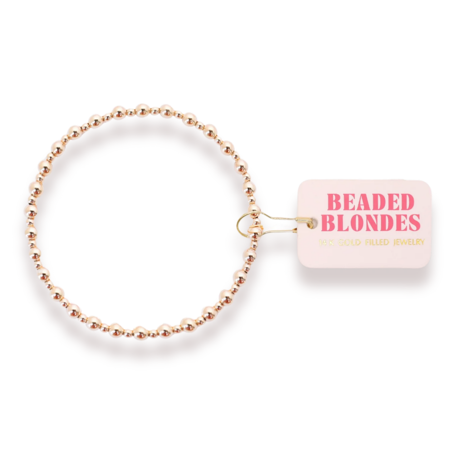 Beaded Blondes Mini Katy Gold Bracelet