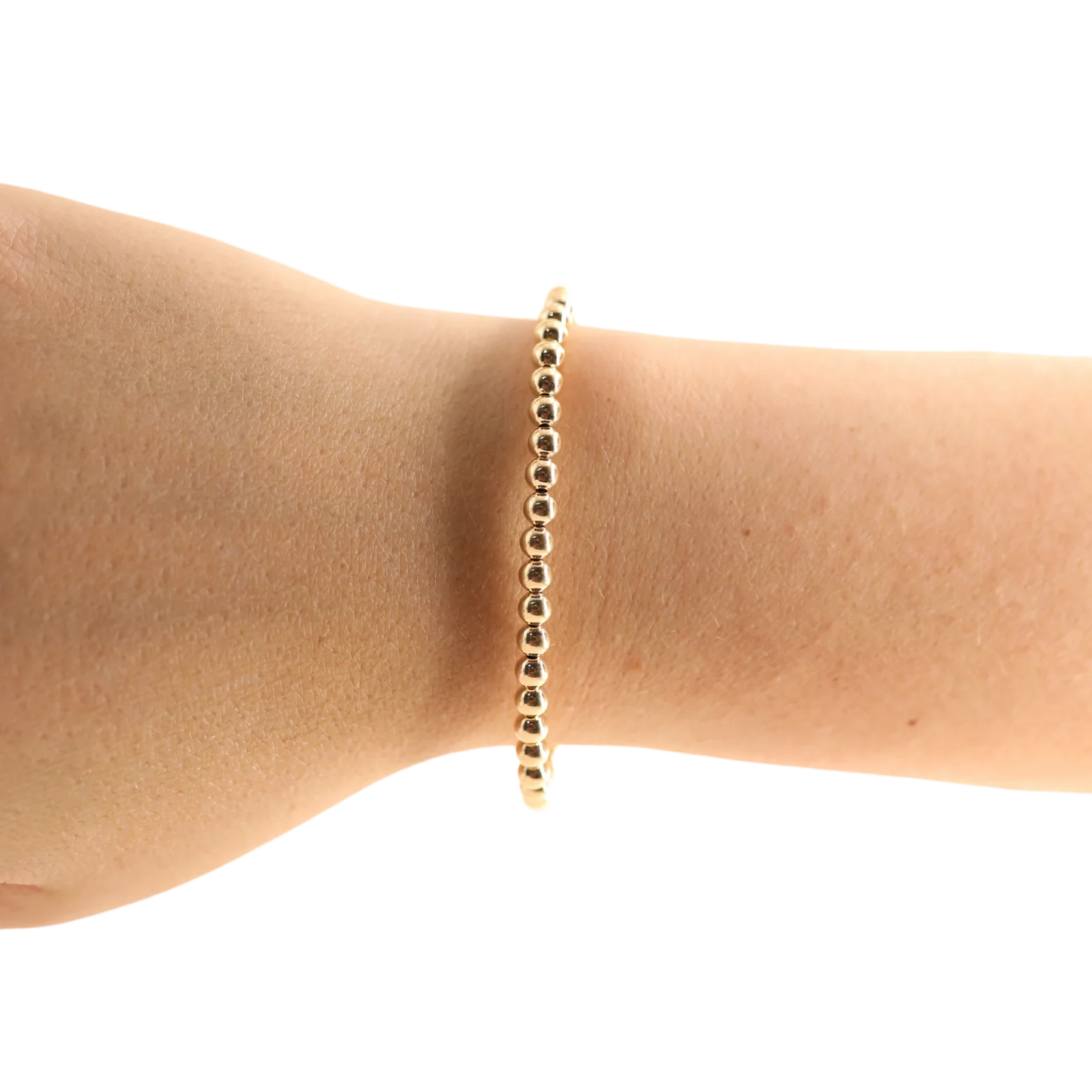 Beaded Blondes 4MM Gold Bracelet