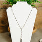 Pearl Lariat with Pendant