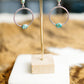 Turquoise Cable Hoop
