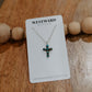Bubble Cross Necklace