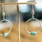 Turquoise Cable Hoop