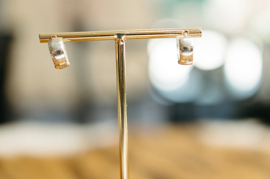 Silver Hugie Hoop