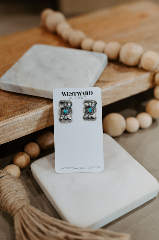 Bow Concho Studs