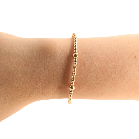 Beaded Blondes Olive Bracelet