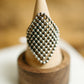 Oxidized Diamond Ring