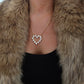 XL Diamond Heart Necklace