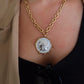 Two Toned Coin Necklace