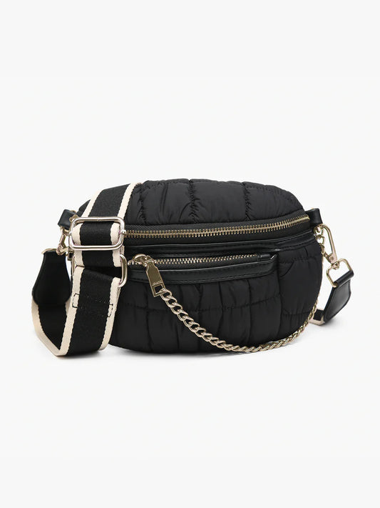Mabel Quilted Nylon Belt Bag