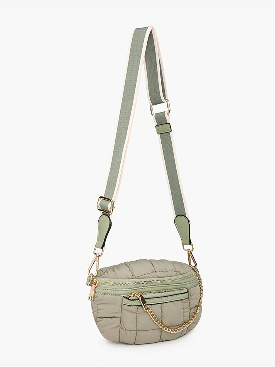 Mabel Quilted Nylon Belt Bag