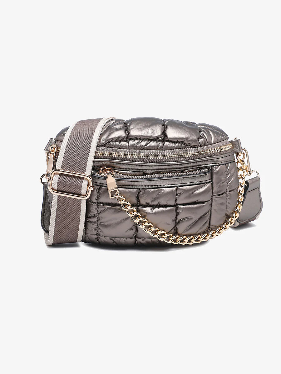 Mabel Quilted Nylon Belt Bag