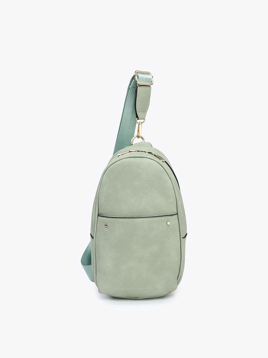 Pamela Double Zip Sling Bag
