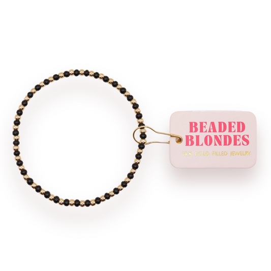 Beaded Blondes Black Demi
