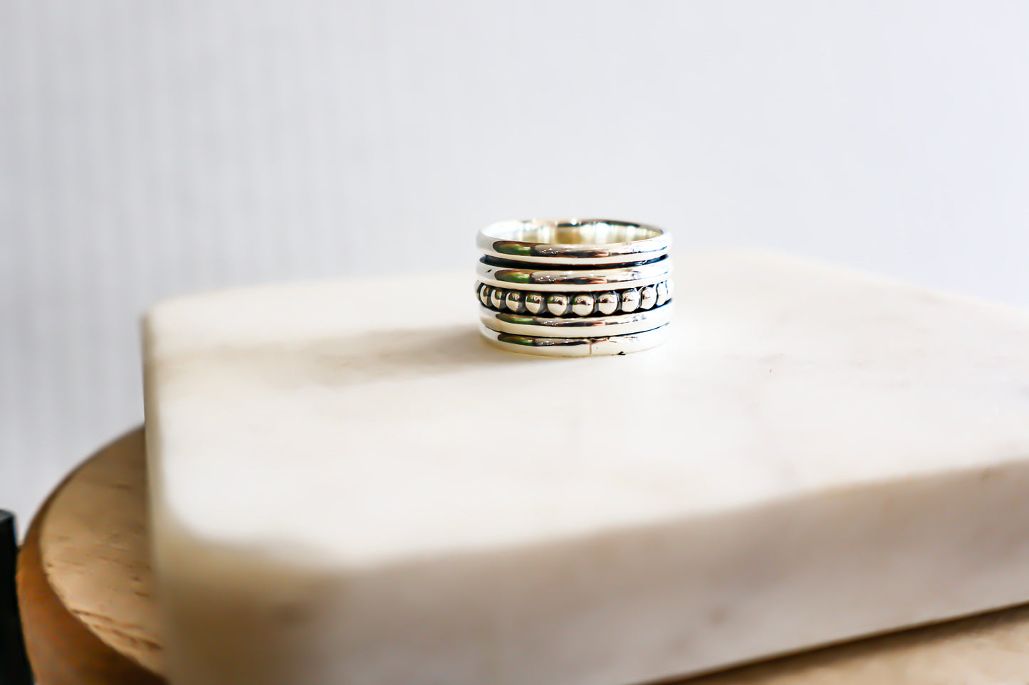 Silver Spiner Ring