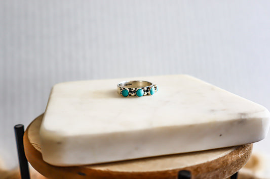 4 Stone Stacker Ring