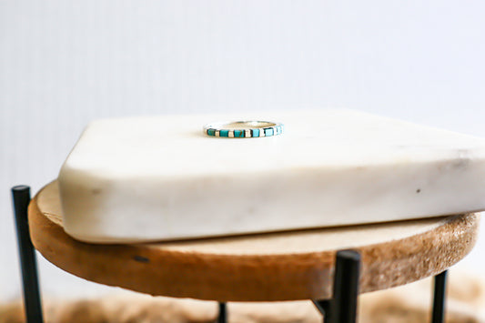 Mini Inlay Stacker Ring