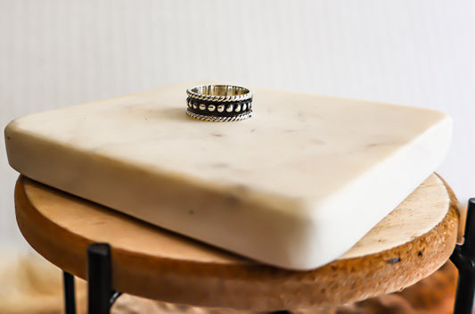 Flat Ball Stacker Ring